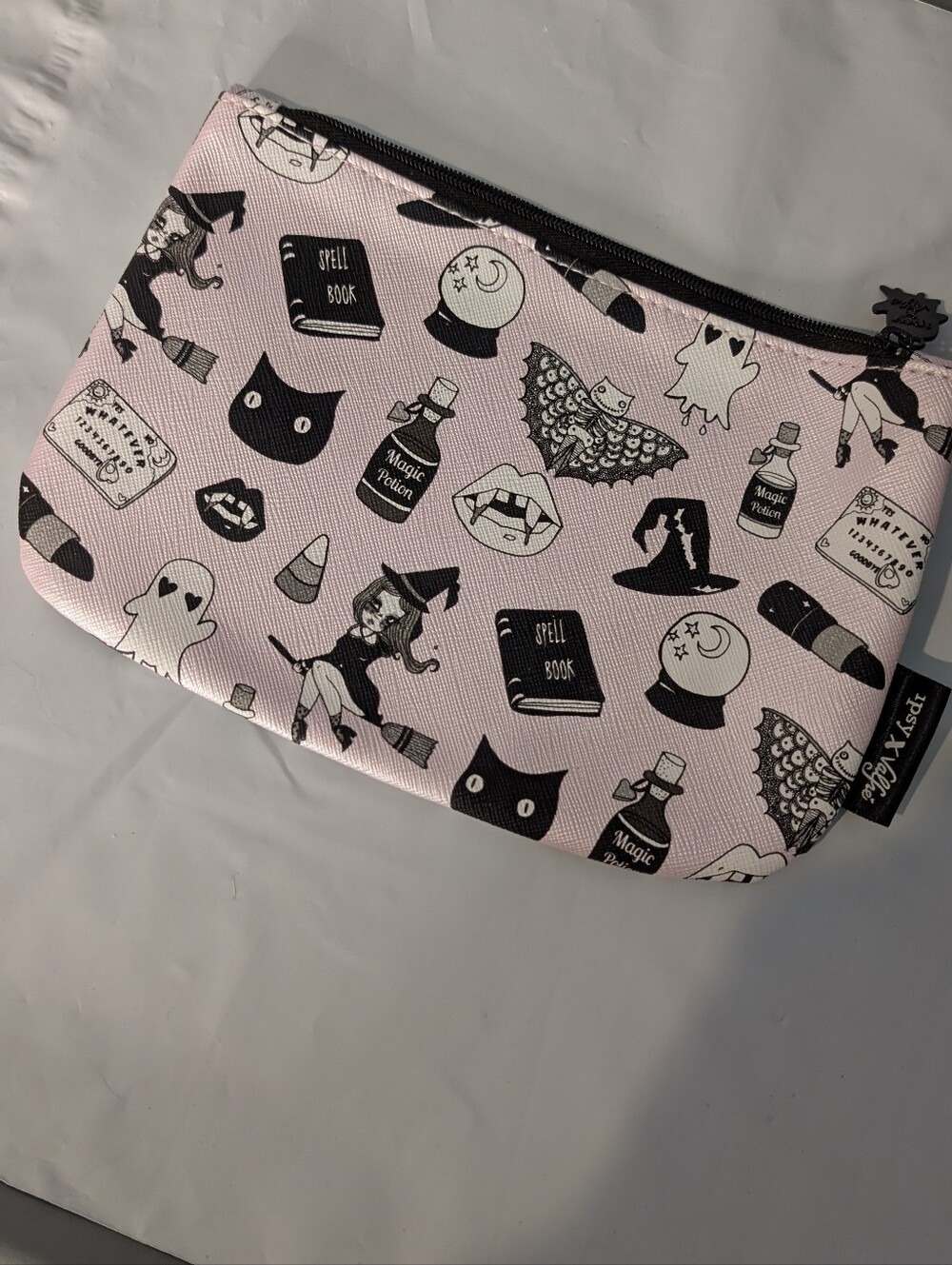 Valfre In Collaboration With Ipsy Witchy Print Makeup Bag/ Pencil Bag